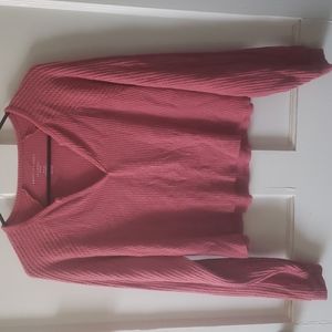 American Eagle Long Sleeve, salmon colored.